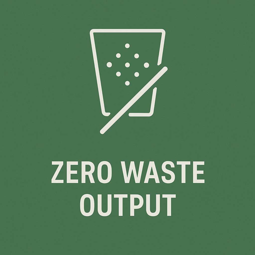 Zero Waste Output